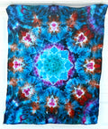 50x50 ice dyed mandala tapestry